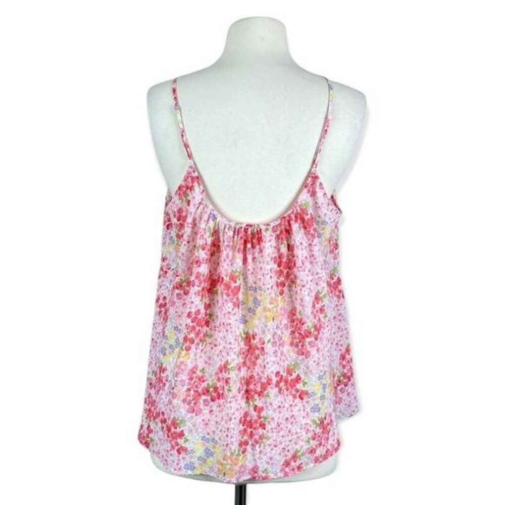 Oscar De La Renta Floral Camisole Sleep Top Size Large - Picture 3 of 6